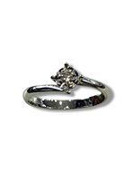 Ring Gianni Pace Woman in White Gold Diamante GPGR34B